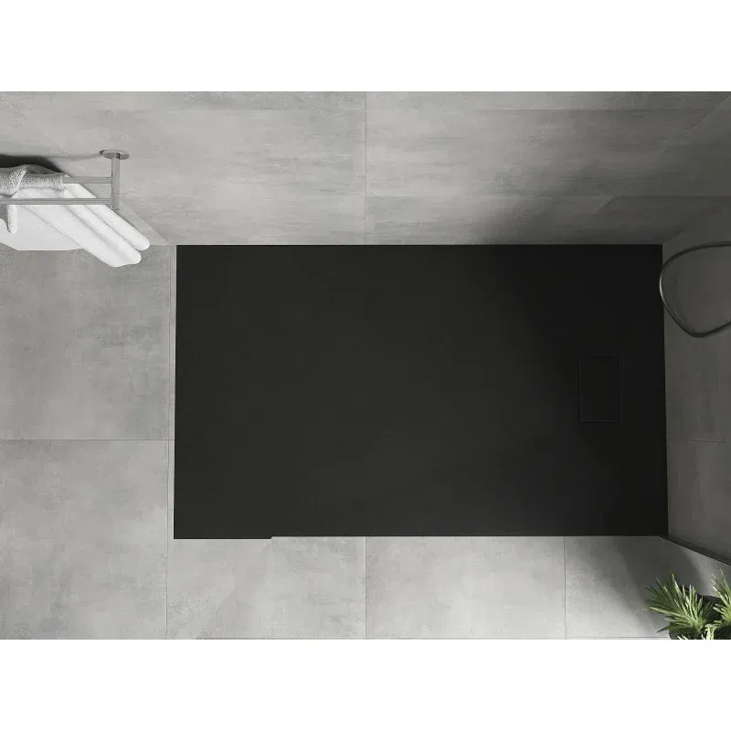 Mexen Hugo rechteckige Duschwanne SMC 140 x 90 cm, schwarz - 42709014