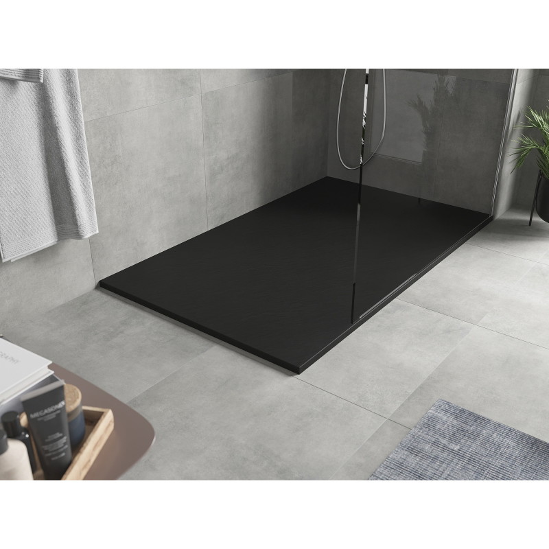 Mexen Hugo ristkülikukujuline SMC dušialus 140 x 90 cm, must - 42709014