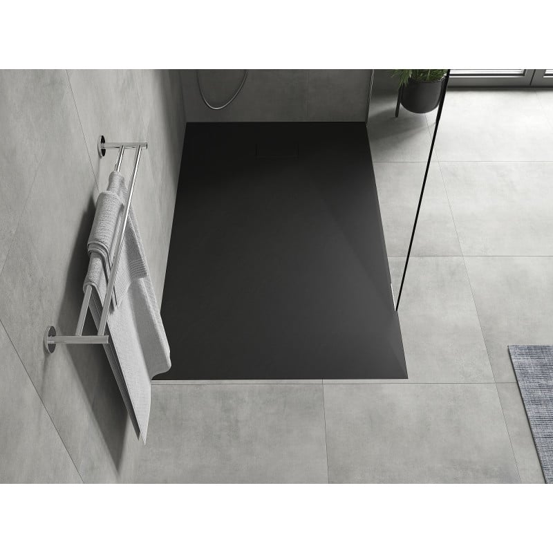 Mexen Hugo rectangular shower tray SMC 160 x 80 cm, black - 42708016