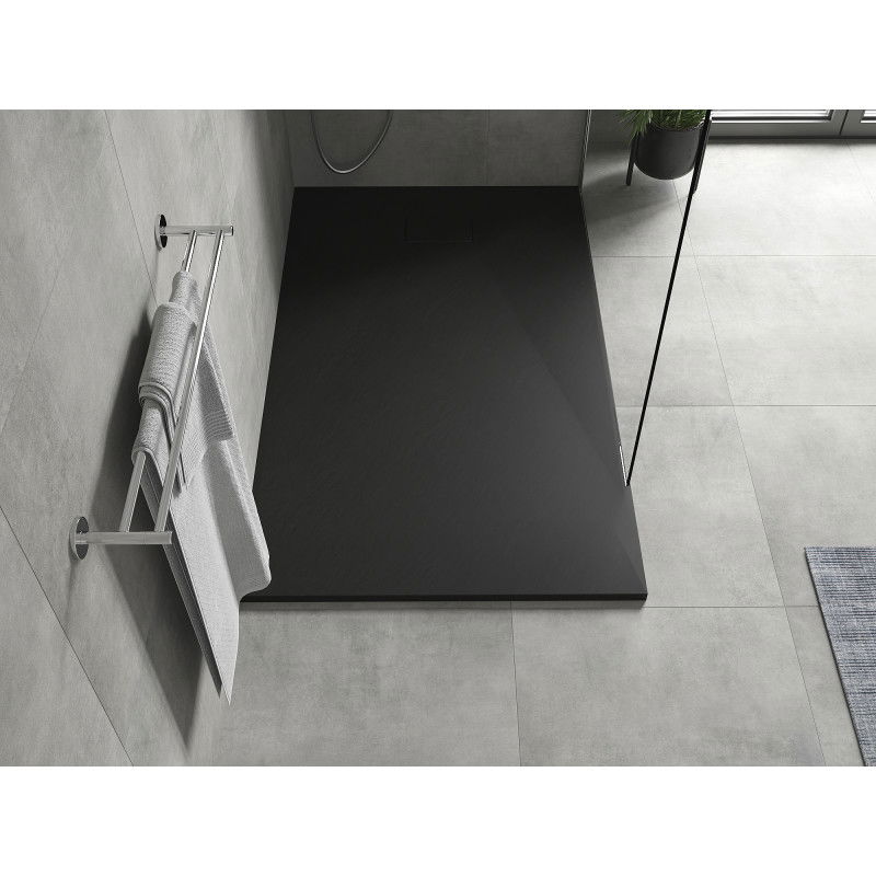 Mexen Hugo receveur de douche rectangulaire SMC 160 x 80 cm, noir - 42708016