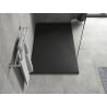 Bac à douche rectangulaire Mexen Hugo SMC 140 x 80 cm, noir - 42708014