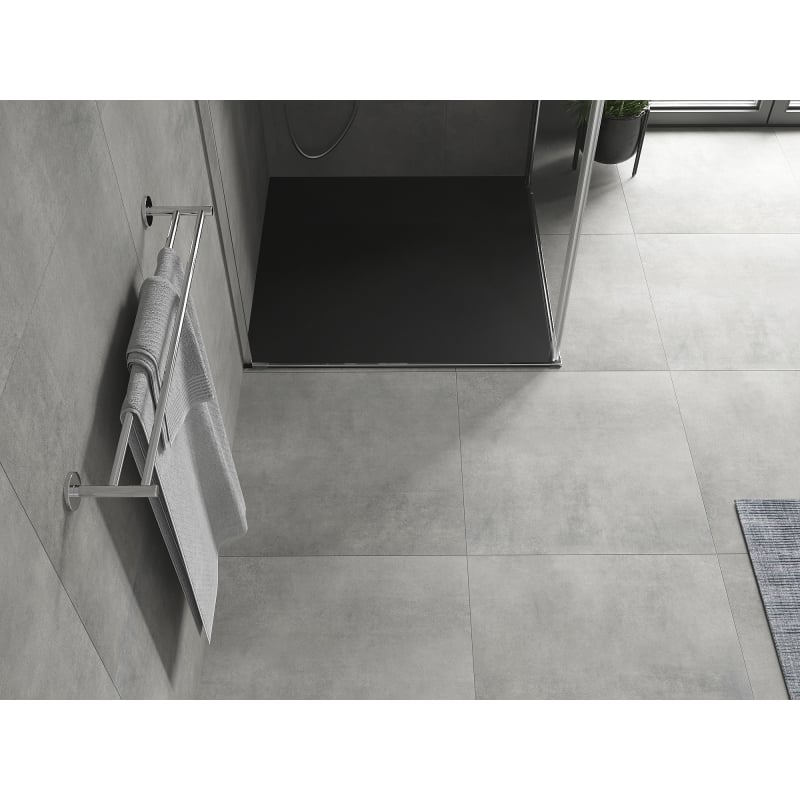 Mexen Hugo square shower tray SMC 80 x 80 cm, black - 42708080