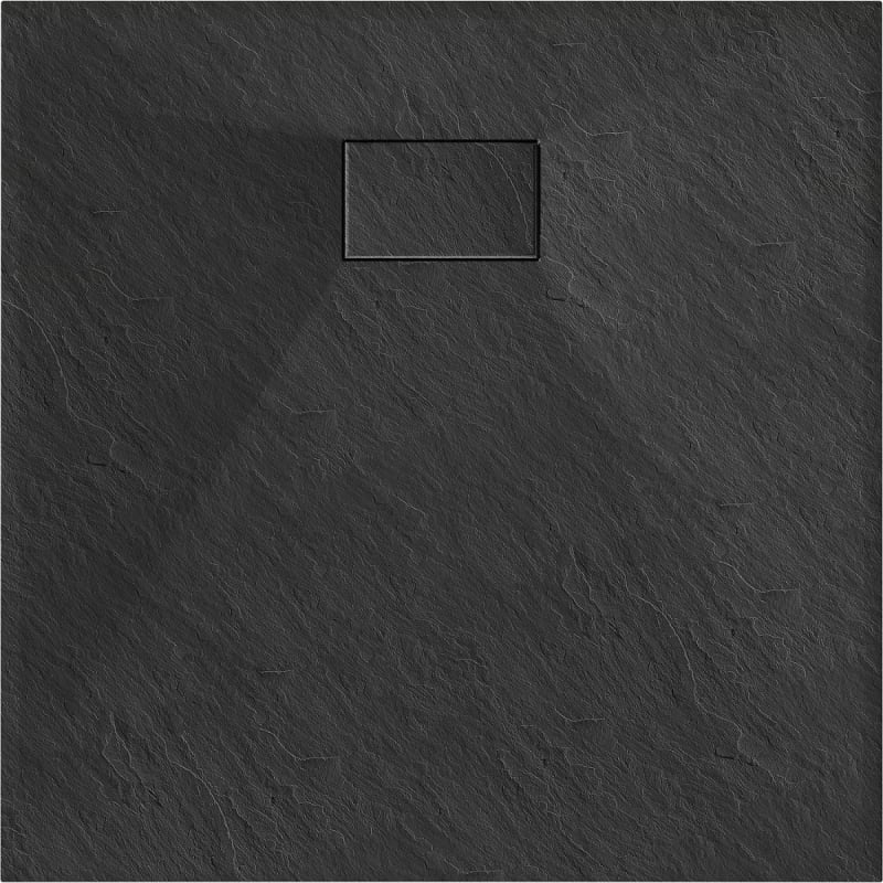 Mexen Hugo square shower tray SMC 80 x 80 cm, black - 42708080