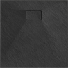 Mexen Hugo ducha cuadrada SMC 80 x 80 cm, negro - 42708080