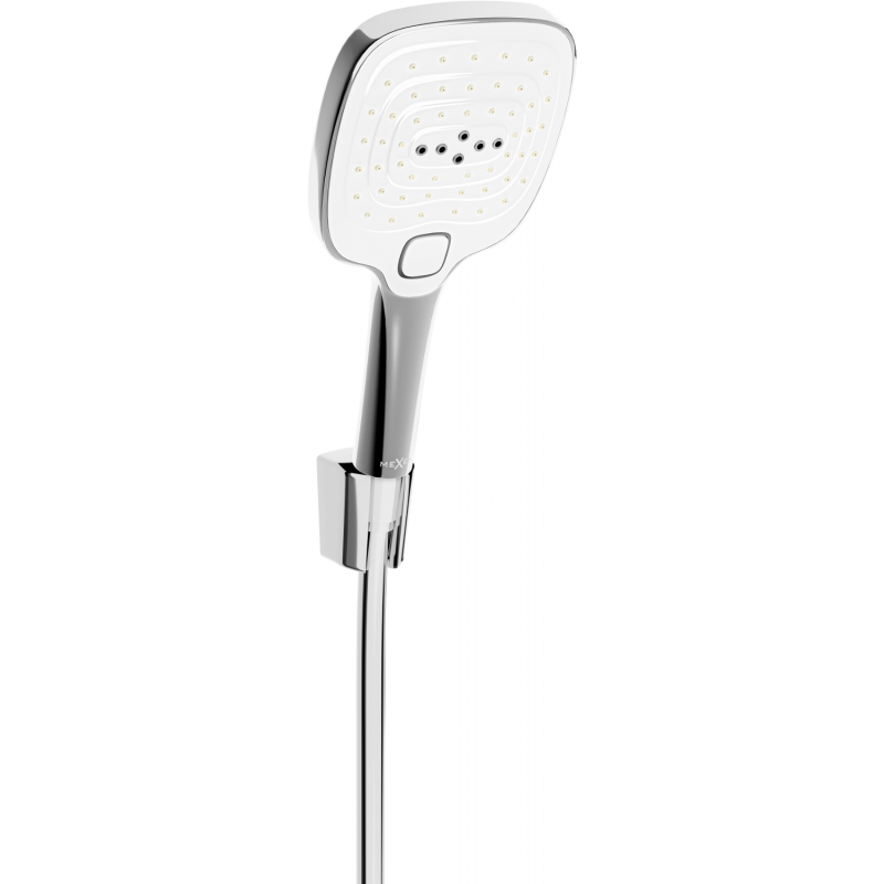Mexen R-17 Punkt-Duschset, Chrom/Weiß - 785175052-02