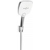 Mexen R-17 punt-douchepaneel set, chroom/wit - 785175052-02