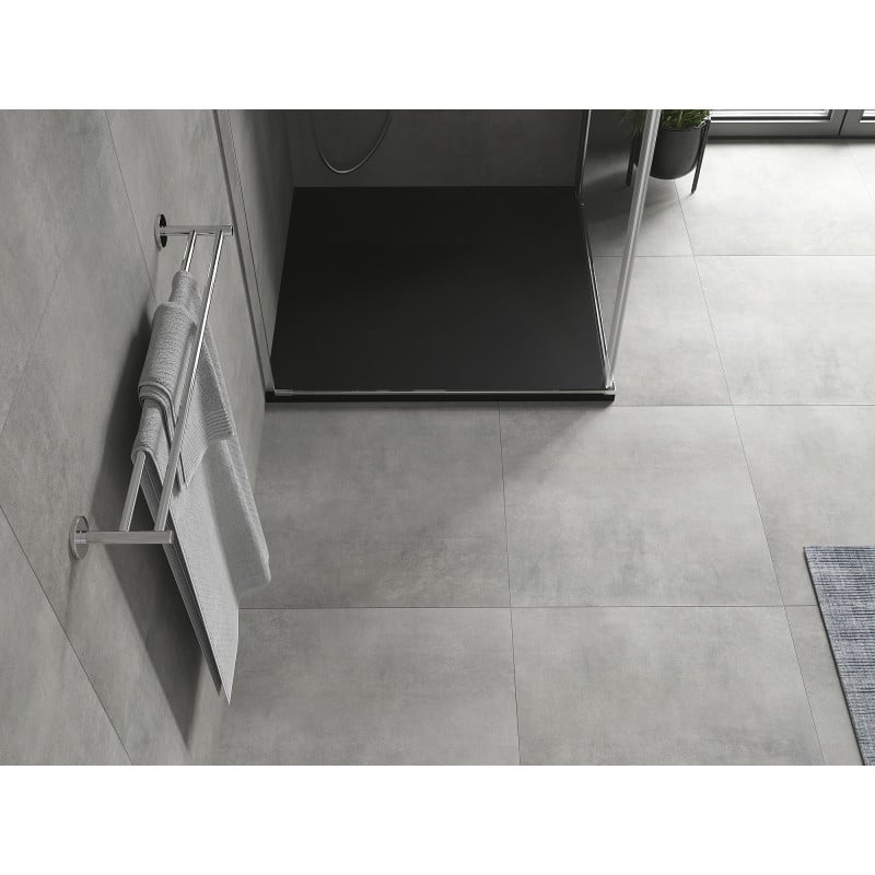 Mexen Hugo brodzik kwadratowy SMC 80 x 80 cm, czarny - 42708080