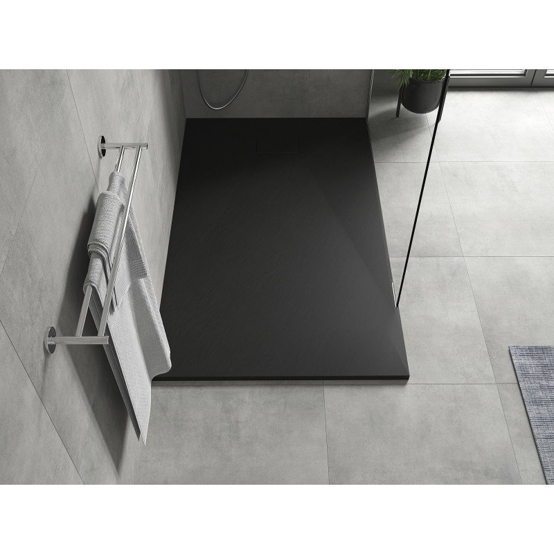Mexen Hugo rectangular shower tray SMC 160 x 70 cm, black - 42707016