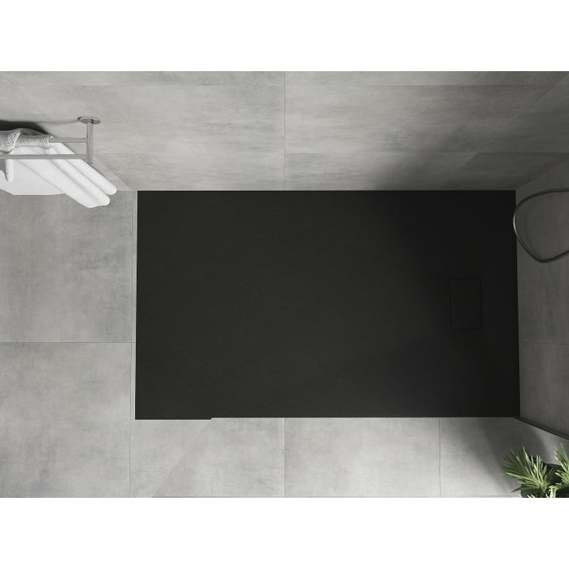 Mexen Hugo rectangular shower tray SMC 140 x 70 cm, black - 42707014