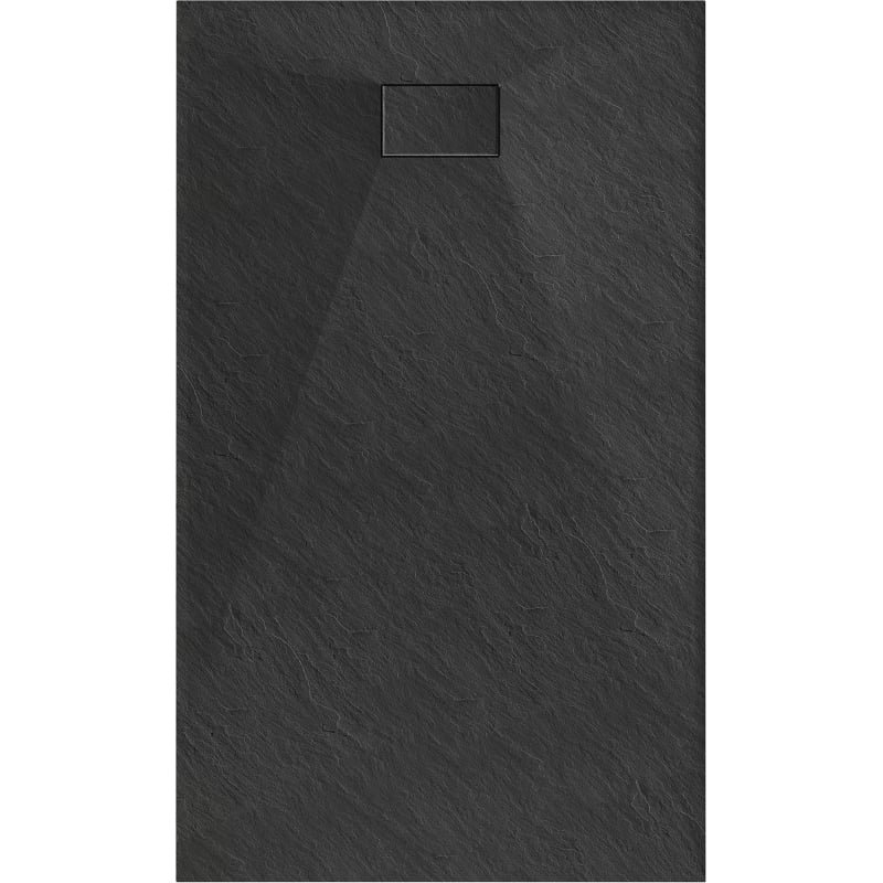 Mexen Hugo rectangular SMC shower tray 140 x 70 cm, black - 42707014