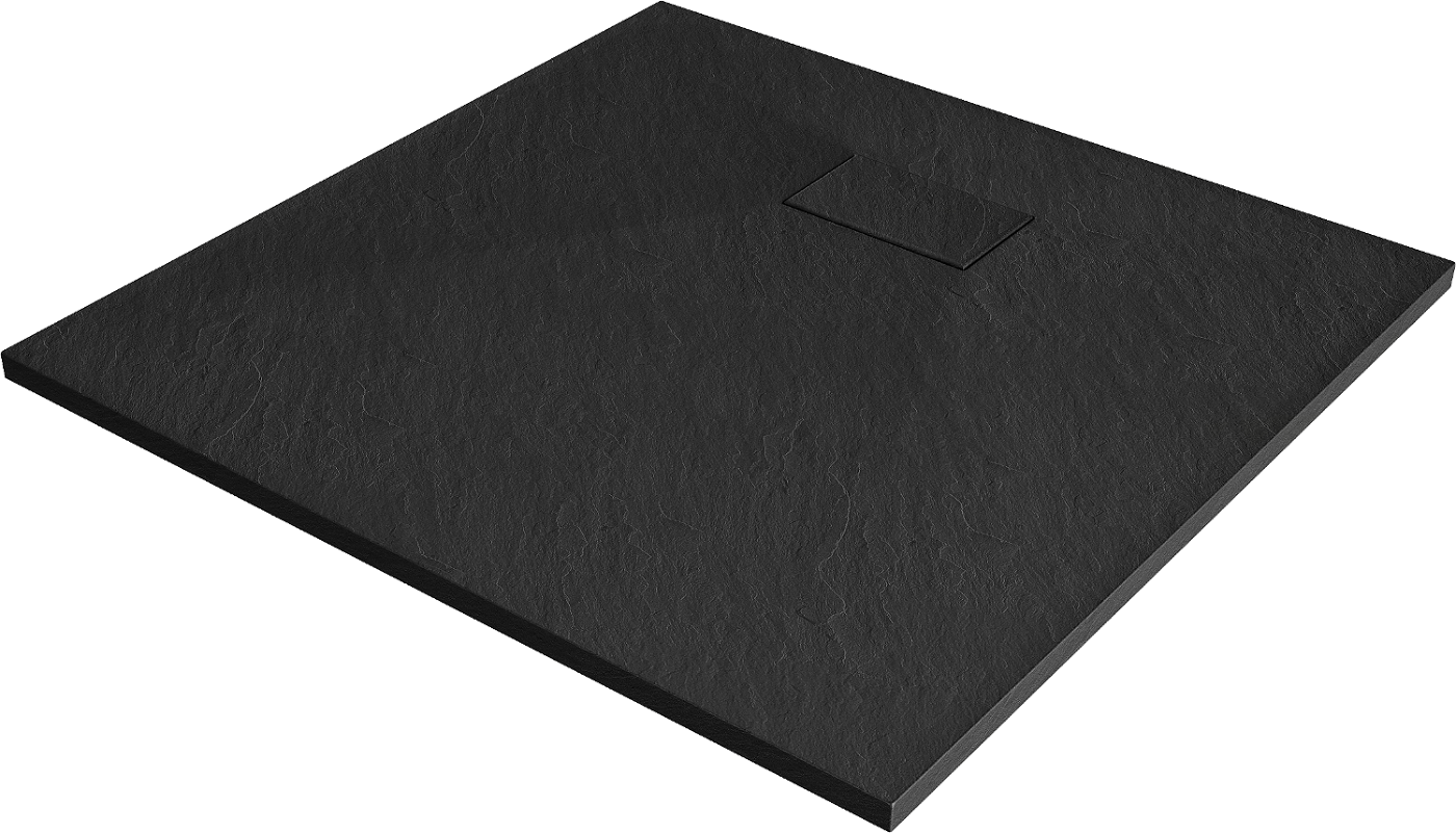 Mexen Hugo brodzik kwadratowy SMC 70 x 70 cm, czarny - 42707070