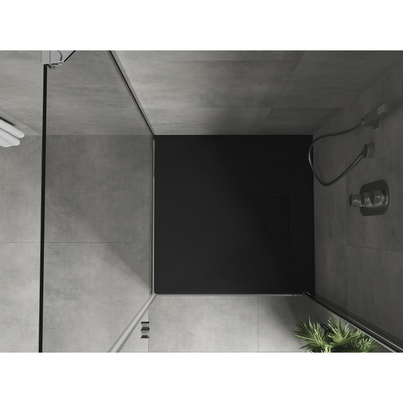 Mexen Hugo ruut SMC dušinurk 70 x 70 cm, must - 42707070