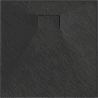 Mexen Hugo plato de ducha cuadrado SMC 70 x 70 cm, negro - 42707070