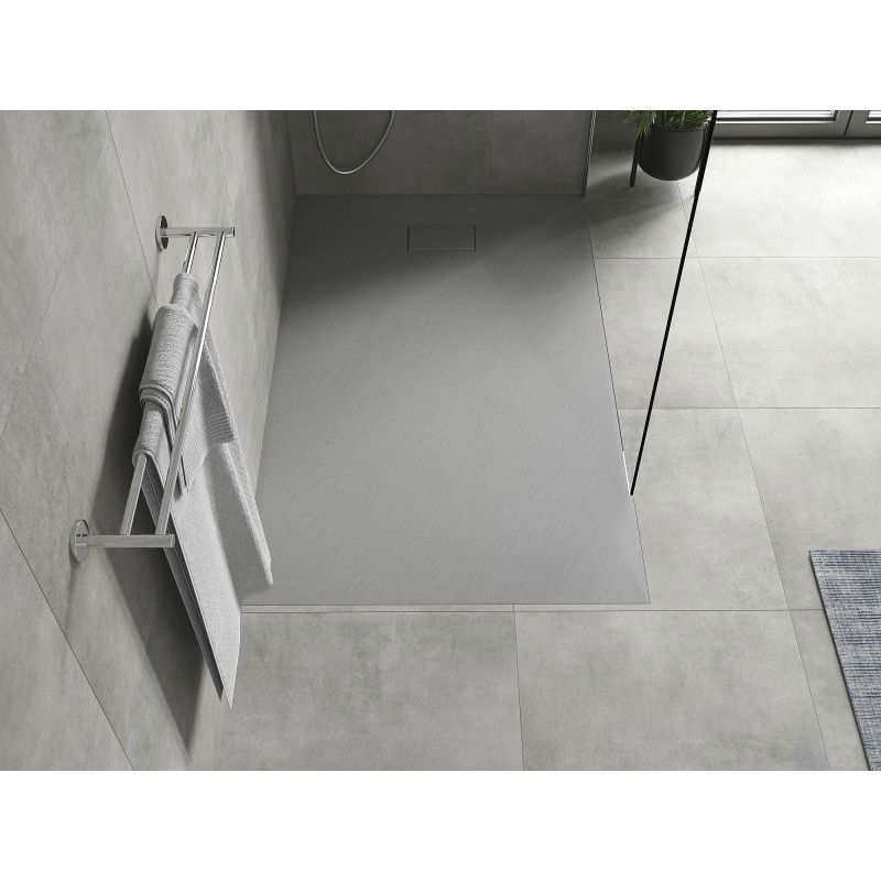 Mexen Hugo piatto doccia rettangolare SMC 140 x 80 cm, grigio - 42618014