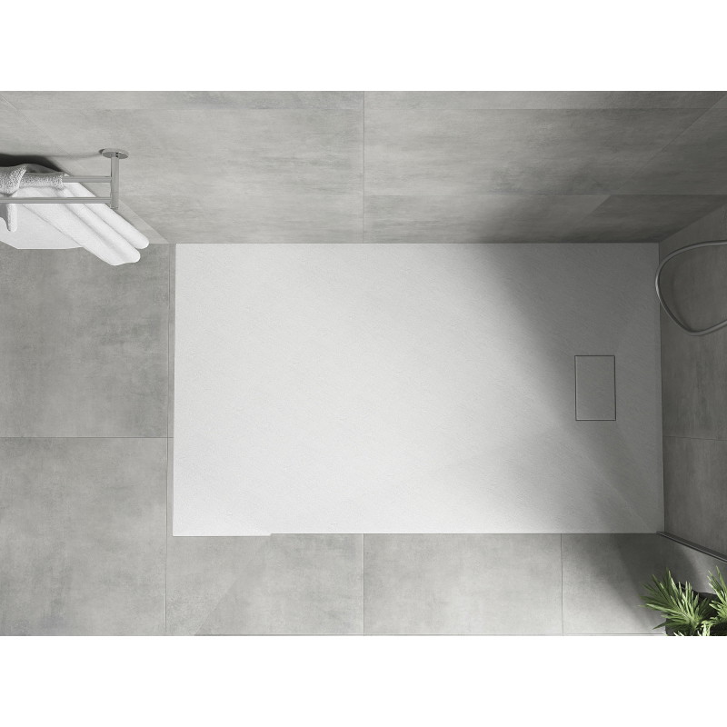 Mexen Hugo ristkülikukujuline SMC dušialus 160 x 80 cm, valge - 42108016