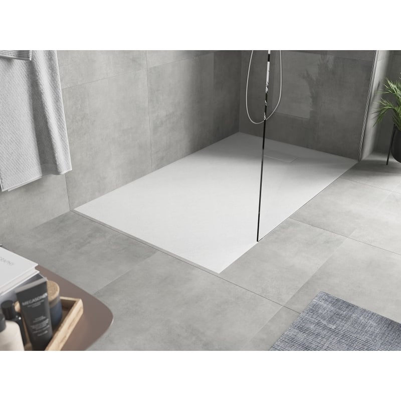 Mexen Hugo ristkülikukujuline SMC dušialus 140 x 80 cm, valge - 42108014