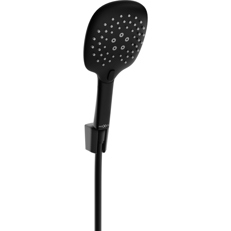 Mexen R-22 douchepuntset, zwart - 785225052-70