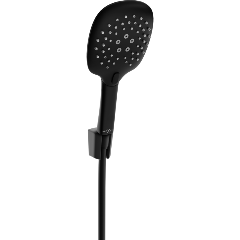 Mexen R-22 point shower set, black - 785225052-70