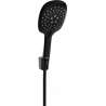 Mexen R-22 puntdouche set, zwart - 785225052-70