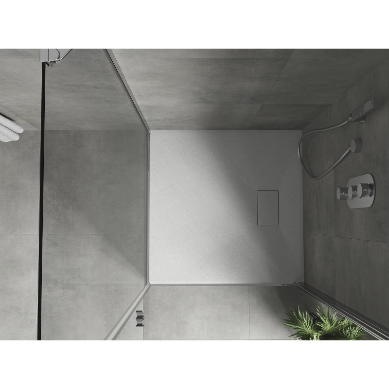 Mexen Hugo SMC vierkante douchebak 80 x 80 cm, wit - 42108080
