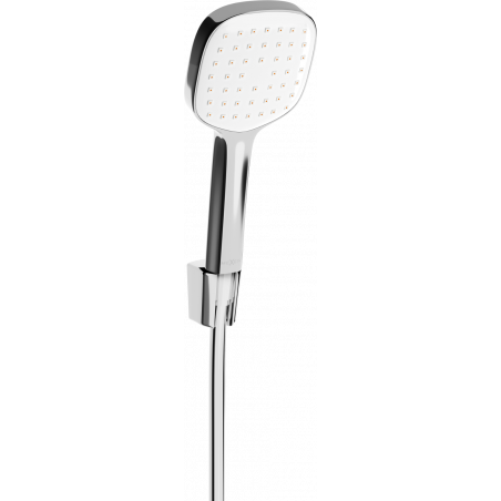 Mexen R-33 point shower set, chrome/white - 785335052-02