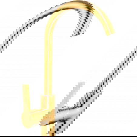 Mexen Ana virtuves jaucējkrāns, zelta - 671000-50