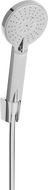 Mexen R-40 zestaw prysznicowy punktowy, chrom - 785405052-00