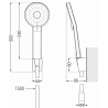 Mexen R-40 ensemble de douche ponctuel, doré - 785405052-50