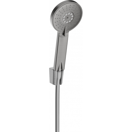 Mexen R-40 punktuelles Duschset, gebürstetes Gun-Grau - 785405052-66
