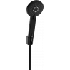 Mexen R-40 point shower set, black - 785405052-70