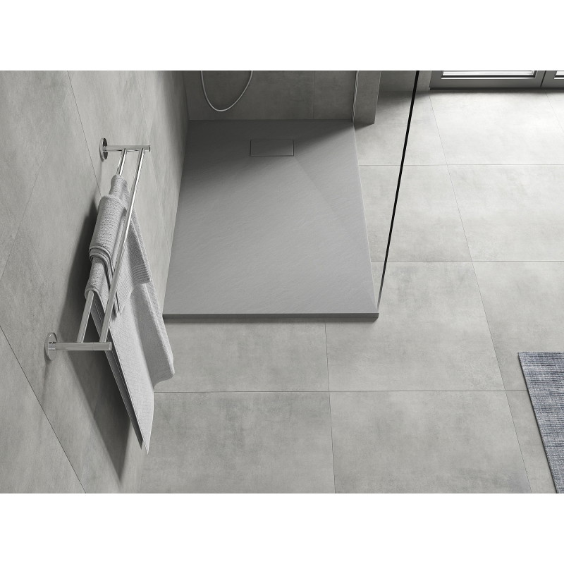 Mexen Hugo rectangular SMC shower tray 120 x 80 cm, gray - 42618012
