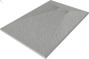 Mexen Hugo base de duche retangular SMC 100 x 80 cm, cinza - 42618010