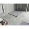 Bac à douche rectangulaire Mexen Hugo SMC 100 x 80 cm, gris - 42618010