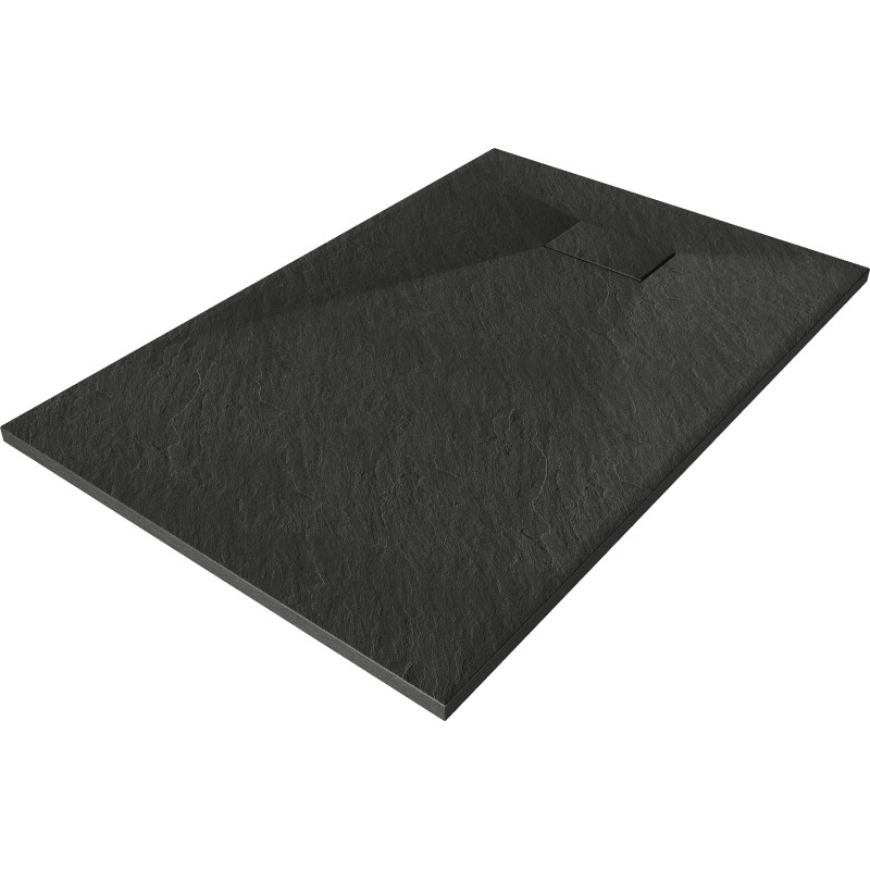 Mexen Hugo ristkülikukujuline SMC dušialus 130 x 90 cm, must - 42709013