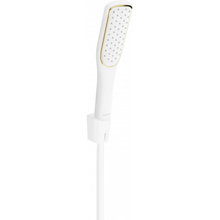 Mexen R-49 ensemble de douche à point unique, blanc/or - 785495052-25