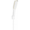 Mexen R-49 ensemble de douche à point unique, blanc/or - 785495052-25