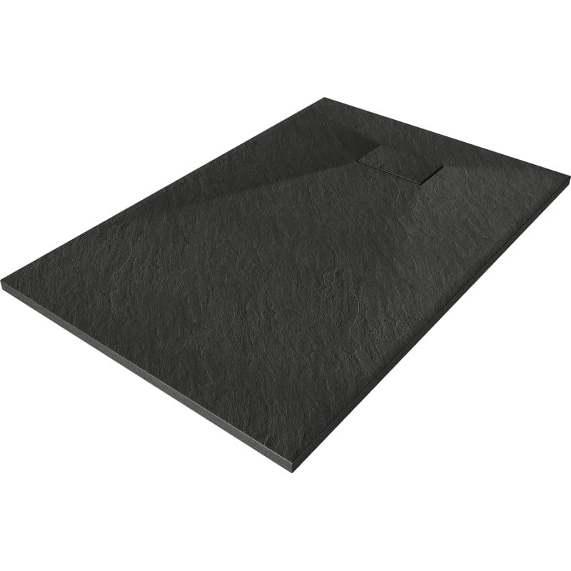 Mexen Hugo rectangular SMC shower tray 130 x 80 cm, black - 42708013