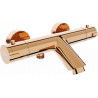 Mexen Kai rubinetto da bagno termostatico, oro rosa - 77300-60