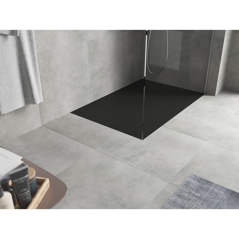 Mexen Hugo rechteckige Duschwanne SMC 110 x 70 cm, schwarz - 42707011