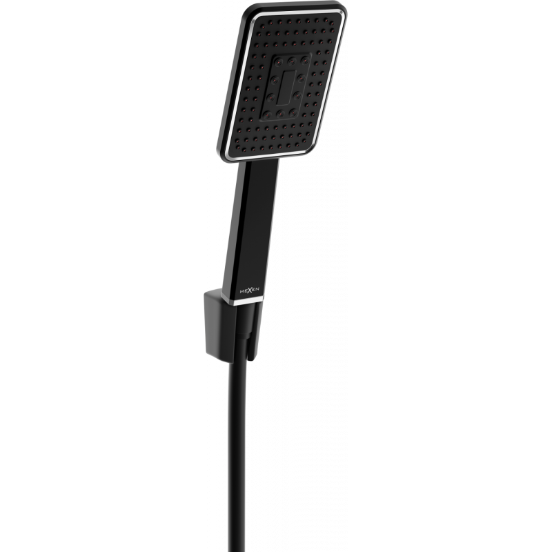 Mexen R-54 punthanddoucheset, zwart/chroom - 785545052-71