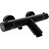 Mexen Kai grifo termostático para bañera, negro - 77300-70
