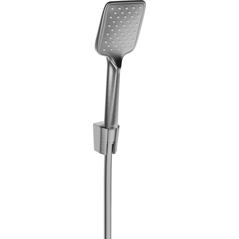Mexen R-62 Punkt-Duschset, gebürstetes Gun Gray - 785625052-66