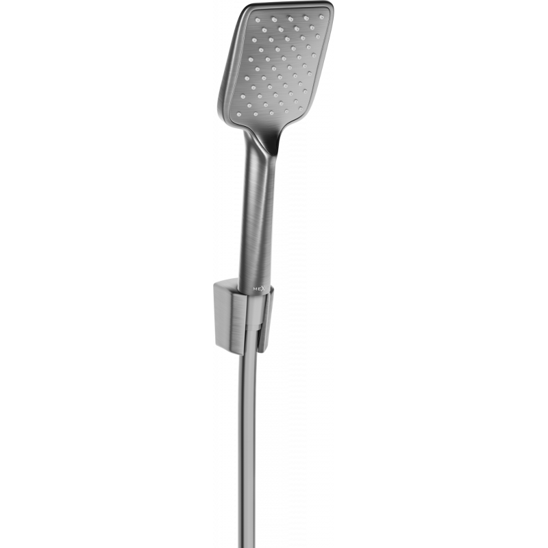 Mexen R-62 single point shower set, graphite - 785625052-66