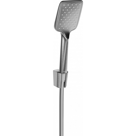 Mexen R-62 Punkt-Duschset, gebürstetes Gun Gray - 785625052-66