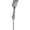 Mexen R-62 point shower set, brushed gun gray - 785625052-66