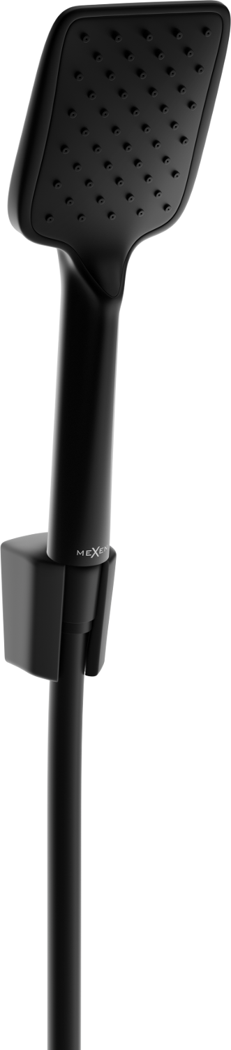 Mexen R-62 zestaw prysznicowy punktowy, czarny - 785625052-70