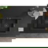 Mexen Mario fregadero de granito de 2 compartimentos con grifo de cocina Carla, negro - 6504-77-670700-70-B