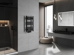 Mexen Ares radiador de baño 700 x 400 mm, 240 W, negro - W102-0700-400-00-70