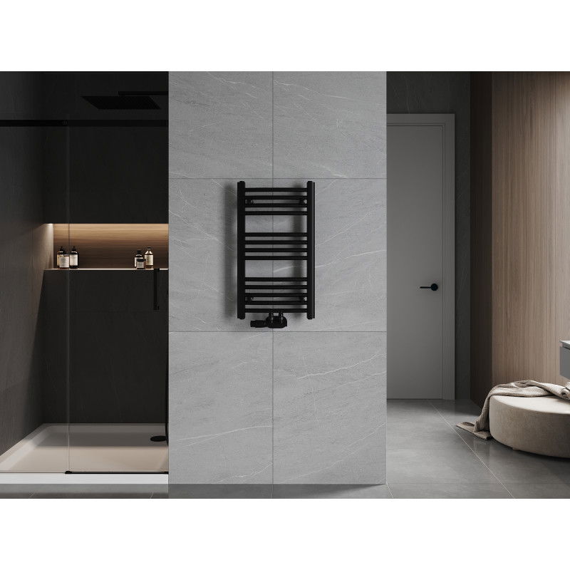 Mexen Ares radiador de baño 700 x 400 mm, 240 W, negro - W102-0700-400-00-70