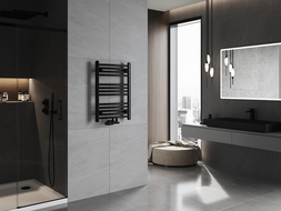 Mexen Ares badrumselement 700 x 500 mm, 286 W, svart - W102-0700-500-00-70